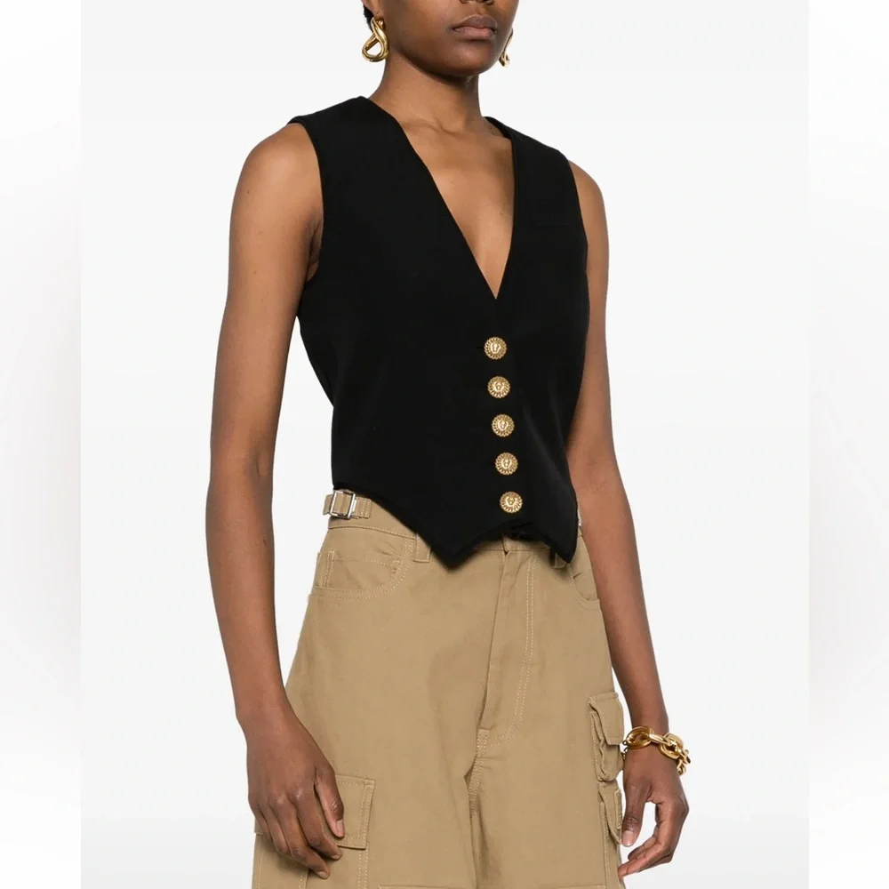 Balmain Button Vest - Picture 5 of 7